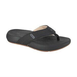 Hurley Men's Wave Runner Flip-Flop, Size 9 Black